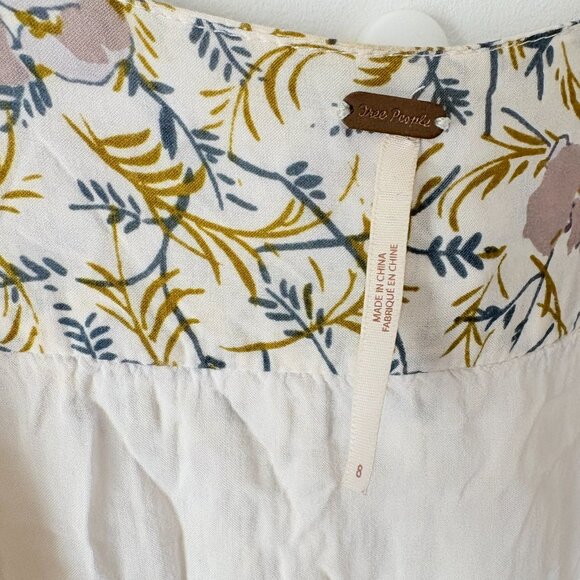 Free People Mystic Magnolia Midi Dress Size 8 - Picture 6 of 7